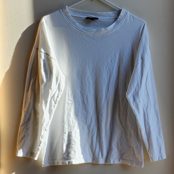J. Crew White Scoop Neck Jersey Size XS - Picture 5 of 14